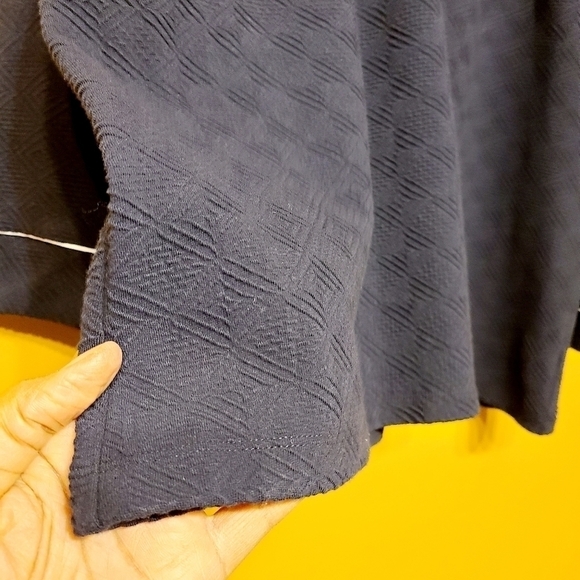 Crown & Ivy | Navy Blue & White Country Roads II Signature Blouse (Size XXL) - Picture 7 of 8